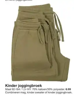 Zeeman Kinder joggingbroek aanbieding