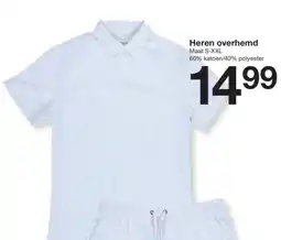 Zeeman Heren overhemd aanbieding