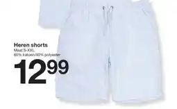 Zeeman Heren shorts aanbieding