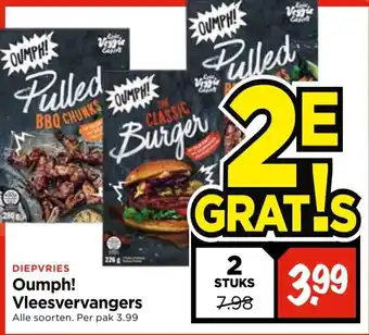 Vomar Voordeelmarkt Oumph! vleesvervangers aanbieding