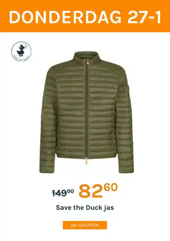 Suitable Donderdag 27-1 Save the Duck jas aanbieding