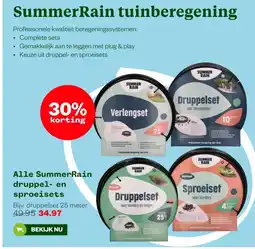 Welkoop Alle Summer Rain druppel- en sproeisets aanbieding