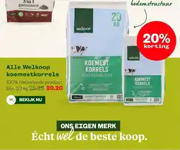 Welkoop Alle Welkoop koemestkorrels aanbieding