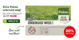 Welkoop Alle Pokon onkruid weg! aanbieding