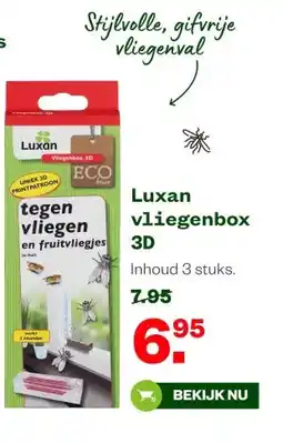 Welkoop Luxan vliegenbox 3D aanbieding