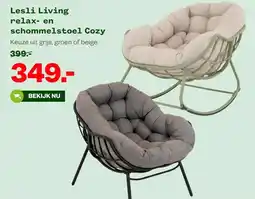 Welkoop Lesli Living relax- en schommelstoel Cozy aanbieding