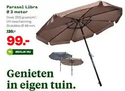 Welkoop Parasol Libra Ø 3 meter aanbieding