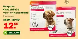 Welkoop Beaphar Canishield vlo- en tekenband aanbieding