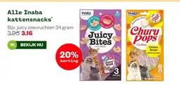 Welkoop Alle Inaba kattensnacks* aanbieding