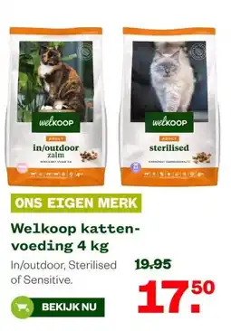 Welkoop Welkoop katten- voeding 4 kg aanbieding