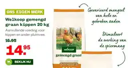 Welkoop Welkoop gemengd graan kippen 20 kg aanbieding
