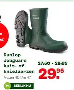 Welkoop Dunlop Jobguard kuit- of knielaarzen aanbieding