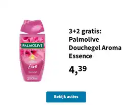 Plein.nl 3+2 gratis: Palmolive Douchegel Aroma Essence aanbieding