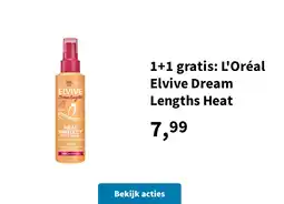 Plein.nl 1+1 gratis: L'Oréal Elvive Dream Lengths Heat aanbieding