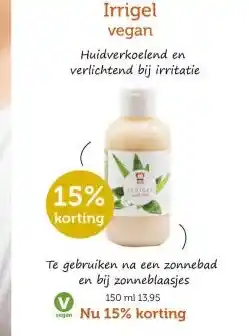 De Rode Pilaren Irrigel vegan aanbieding