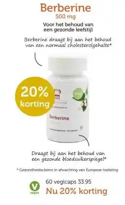 De Rode Pilaren Berberine aanbieding