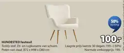 Jysk Hundested fauteuil aanbieding