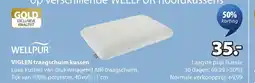 Jysk Wellpur viglen traagschuim kussen aanbieding