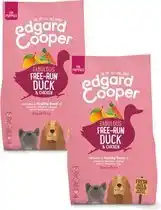 Bol.com Edgard & Cooper Free-Run Duck Puppy Eend&Kip&Banaan - Hondenvoer - 2 x 2.5 kg Graanvrij aanbieding