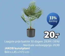 Jysk Jakob kunstplant aanbieding