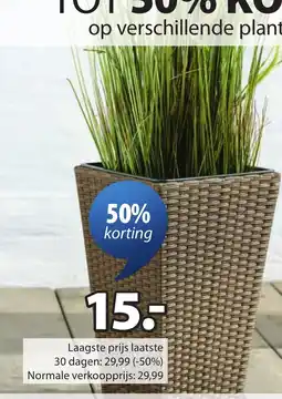 Jysk Blommor plantenbak aanbieding