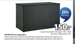 Jysk Steinkjer tuin opbergbox aanbieding