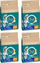 Bol.com PURINA ONE Senior - Kattenbrokjes - Kip & Volkoren Granen - 4 x 3 kg aanbieding