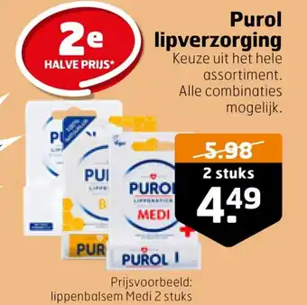 Trekpleister Purol lipverzorging aanbieding