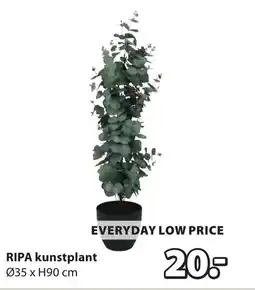 Jysk Ripa kunstplant aanbieding
