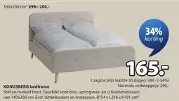 Jysk Kongsberg bedframe aanbieding