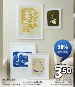 Jysk Oscar fotolijst aanbieding
