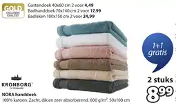 Jysk Nora handdoek aanbieding