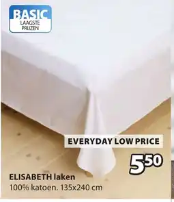 Jysk Elisabeth laken aanbieding