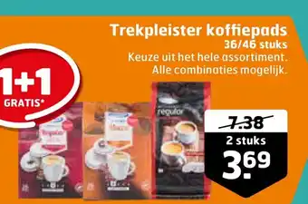 Trekpleister Koffiepads aanbieding