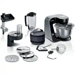 Bol.com Bosch MUM5XC4E keukenmachine 1000 W 3,9 l Zwart Ingebouwde weegschalen aanbieding