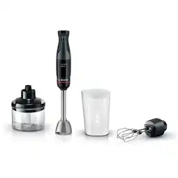 Bol.com Bosch Serie 4 MSM4B624 blender 0,6 l Staafmixer 1000 W Antraciet, Zwart aanbieding