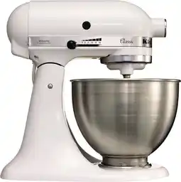 Bol.com KitchenAid 5K45SSBWH - Keukenmixer - Wit aanbieding