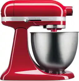 Bol.com KitchenAid Mini 5KSM3311X - Keukenmachine - Rood aanbieding