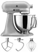 Bol.com KitchenAid Artisan 5KSM125 keukenmachine 300 W 4,8 l Grijs aanbieding
