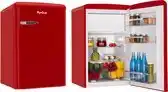 Bol.com Amica AR1112R - Retro Tafelmodel Koelkast - Rood - Stil met 37dB! aanbieding