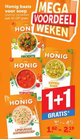 Coop Honig basis voor soep aanbieding