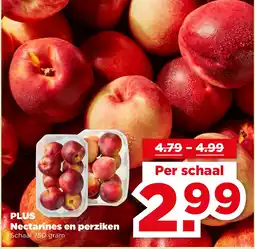 PLUS PLUS Nectarines en perziken aanbieding