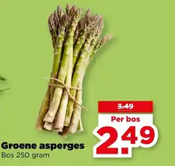 PLUS Groene asperges aanbieding