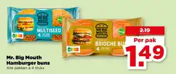 PLUS Mr. Big Mouth Hamburger buns aanbieding