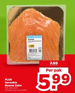 PLUS PLUS Gerookte Noorse Zalm aanbieding