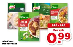 PLUS Alle Knorr Mix voor saus aanbieding