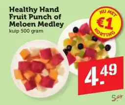 Coop Healthy Hand Fruit Punch of Meloen Medley aanbieding