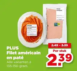 PLUS PLUS Filet américain en paté aanbieding