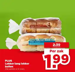 PLUS PLUS Lekker lang lekker bollen aanbieding
