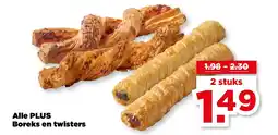 PLUS Alle PLUS Boreks en twisters aanbieding
